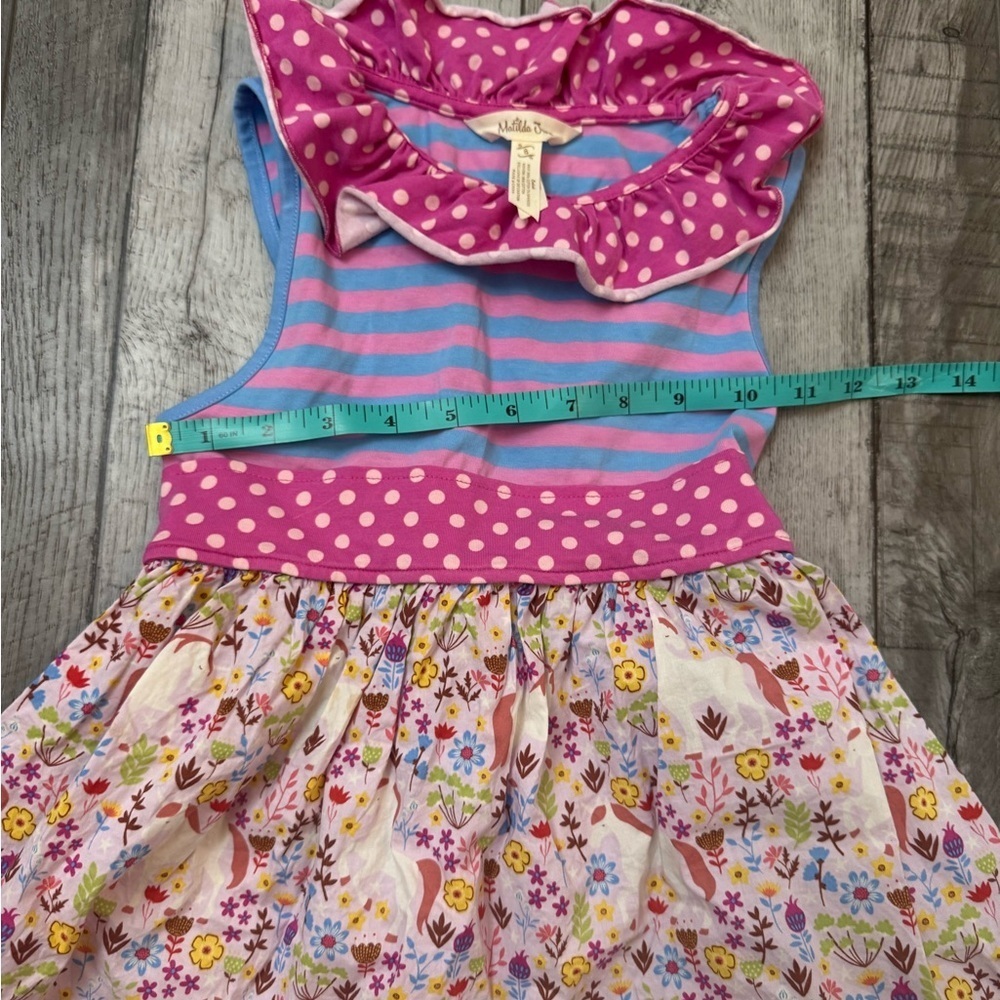 MATILDA JANE Brilliant Daydream Lovely Unicorn Tunic Top Ruffle Polka Doโฆ - Picture 3 of 5